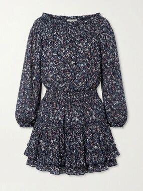 Pookie & Sebastian off shoulder floral dress - One size